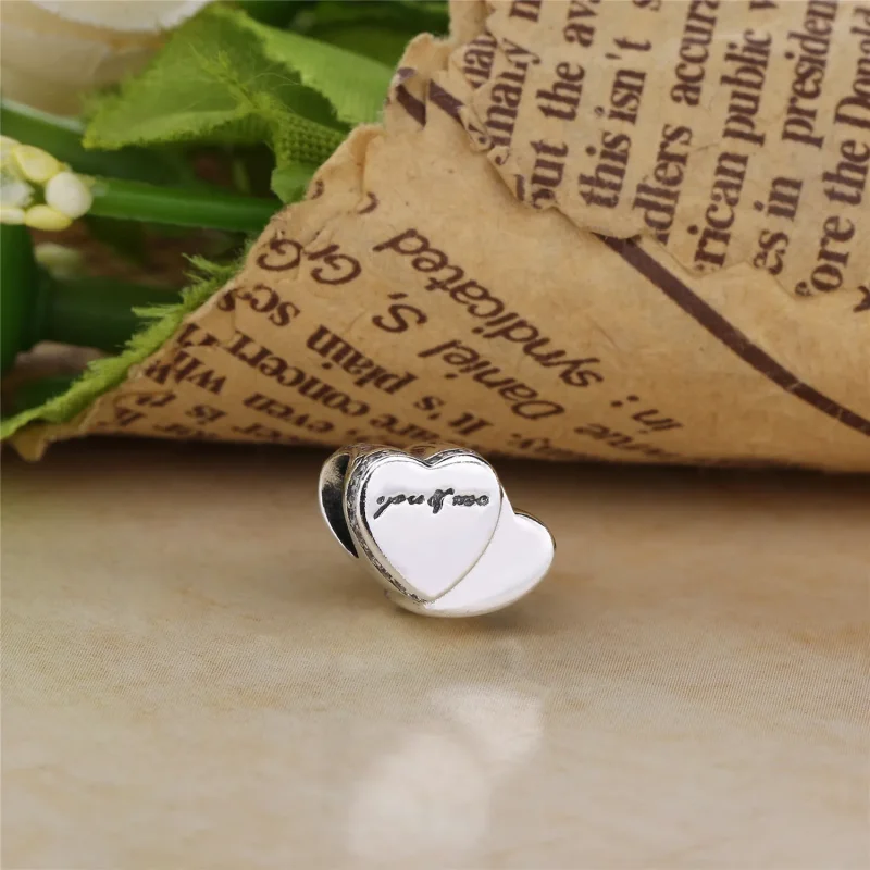 (bilde for) Pandora To hjerter Charm - 796560CZ - Vis 4