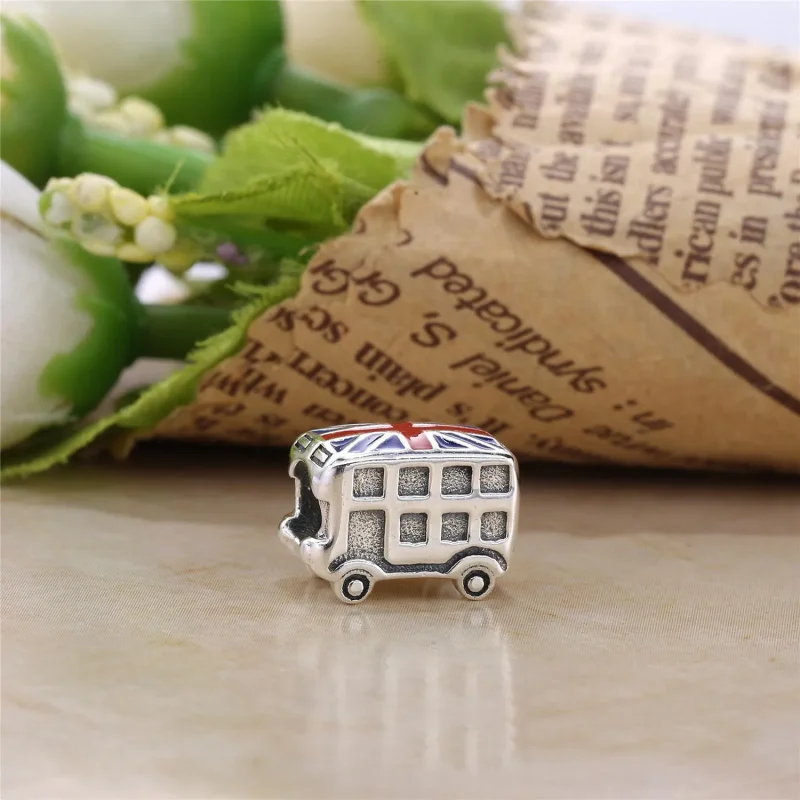 (bilde for) Pandora Union Jack Bus Charm - 791049ER - Vis 2