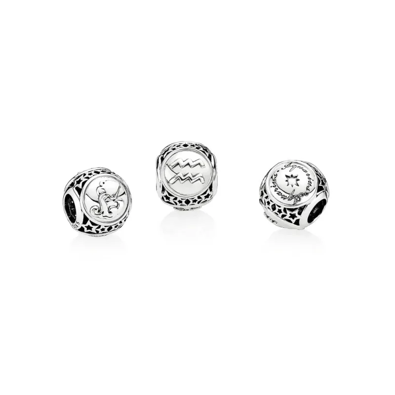 (bilde for) Pandora Vannmannen Stjernetegn Charm - 791934 - Vis 2