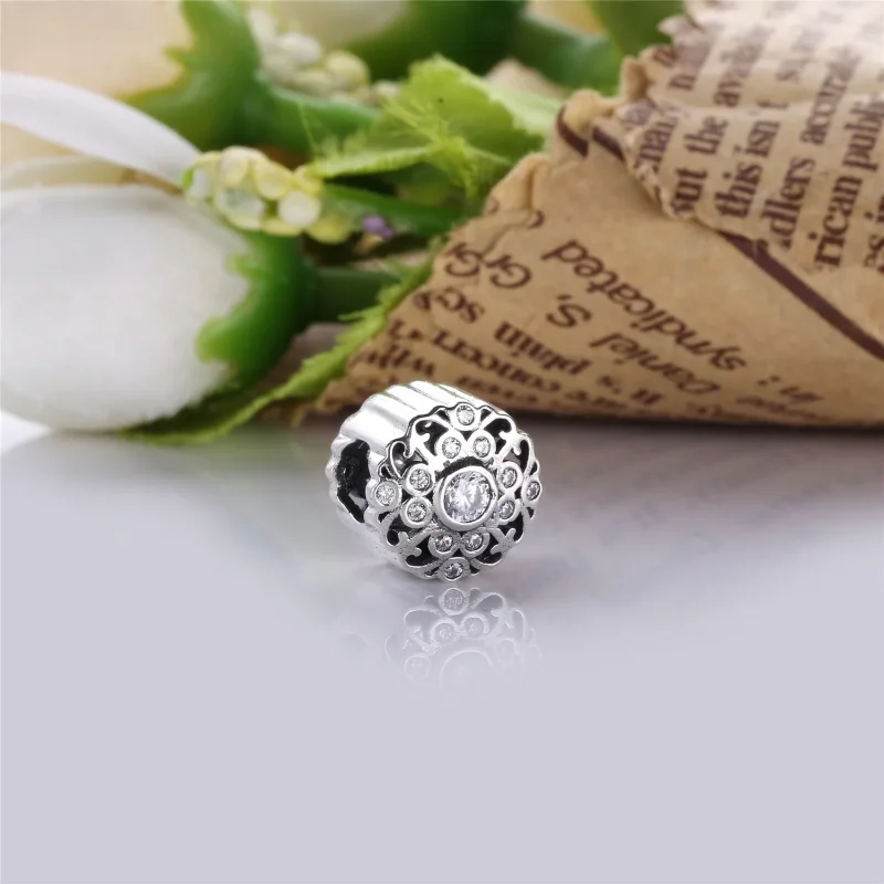 (bilde for) PANDORA Vintage Flower Charm - PX00189-1 - Vis 2