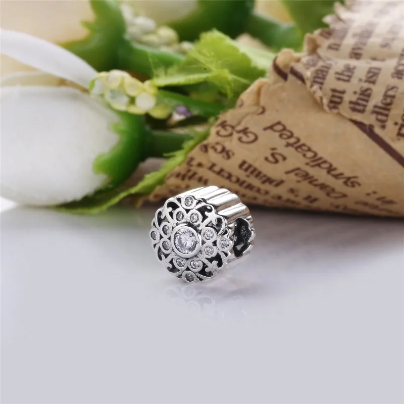 (bilde for) PANDORA Vintage Flower Charm - PX00189-1 - Vis 3