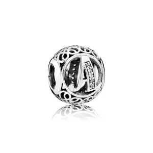 (bilde for) PANDORA Vintage Letter A Charm - 791845cz