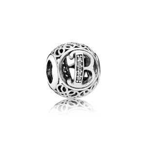 (bilde for) PANDORA Vintage Letter B Charm - 791846cz