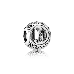 (bilde for) PANDORA Vintage Letter D Charm - 791848cz