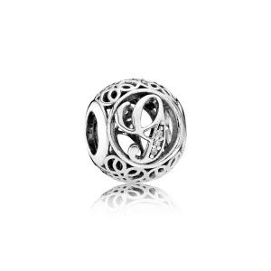 (bilde for) PANDORA Vintage Letter G Charm - 791851cz
