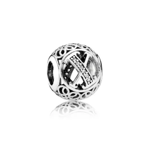 (bilde for) PANDORA Vintage Letter X Charm - 791868cz