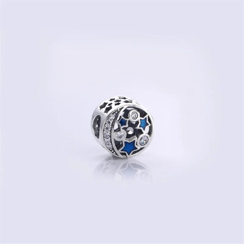(bilde for) Pandora Vintage Night Sky Charm - 791992CZ - Vis 2