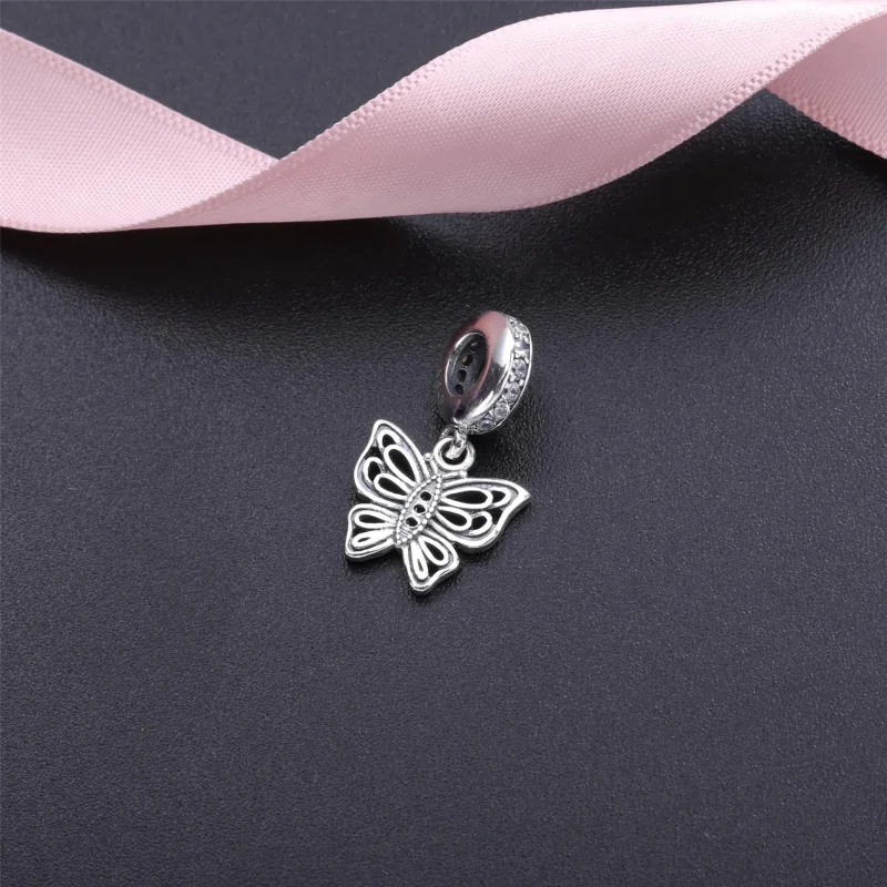 (bilde for) Pandora Vintage sommerfugl, hengende charm - 791255CZ - Vis 2