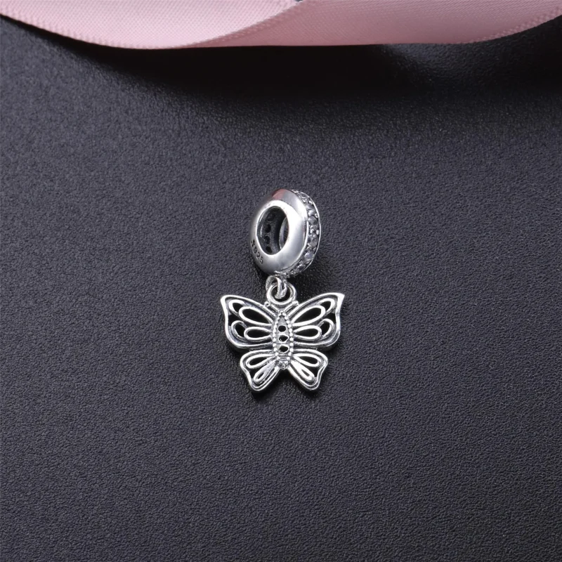 (bilde for) Pandora Vintage sommerfugl, hengende charm - 791255CZ - Vis 3