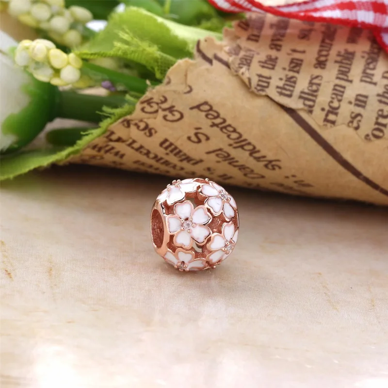 (bilde for) Pandora White Primrose Meadow Charm - 781488EN12 - Vis 2