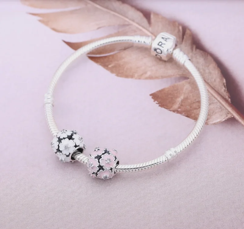 (bilde for) Pandora White Primrose Meadow Charm - 791488EN12 - Vis 2