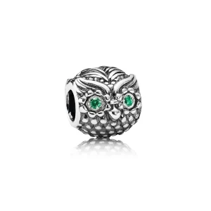 (bilde for) Pandora Wise Owl Charm - 791211CZN