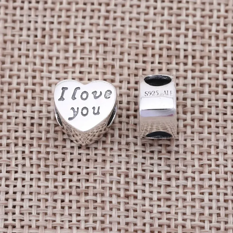 (bilde for) Pandora Words of Love Charm - 791422 - Vis 2