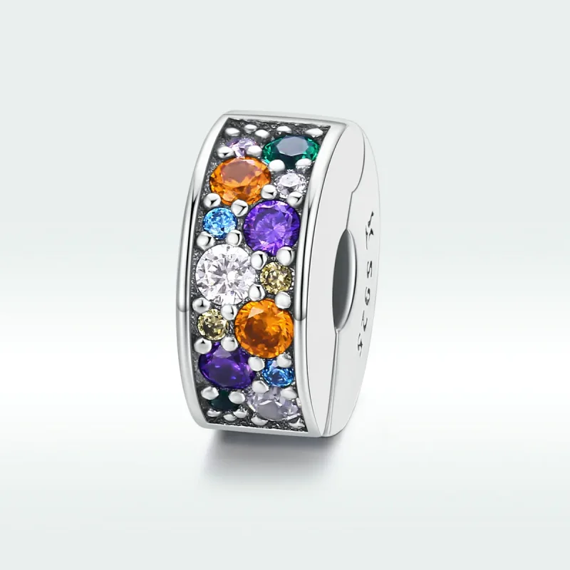 (bilde for) Pandora Style Sølv Fargerike Hageklips - SCC1609 - Vis 5