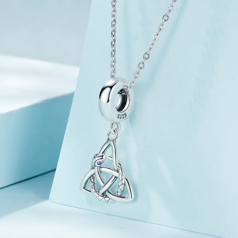 (bilde for) Pandora-stil keltiske symboler dingler - SCC2382 - Vis 2