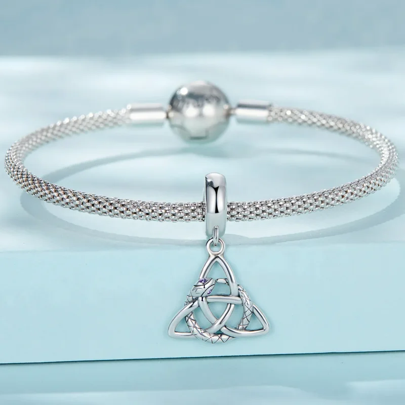 (bilde for) Pandora-stil keltiske symboler dingler - SCC2382 - Vis 3
