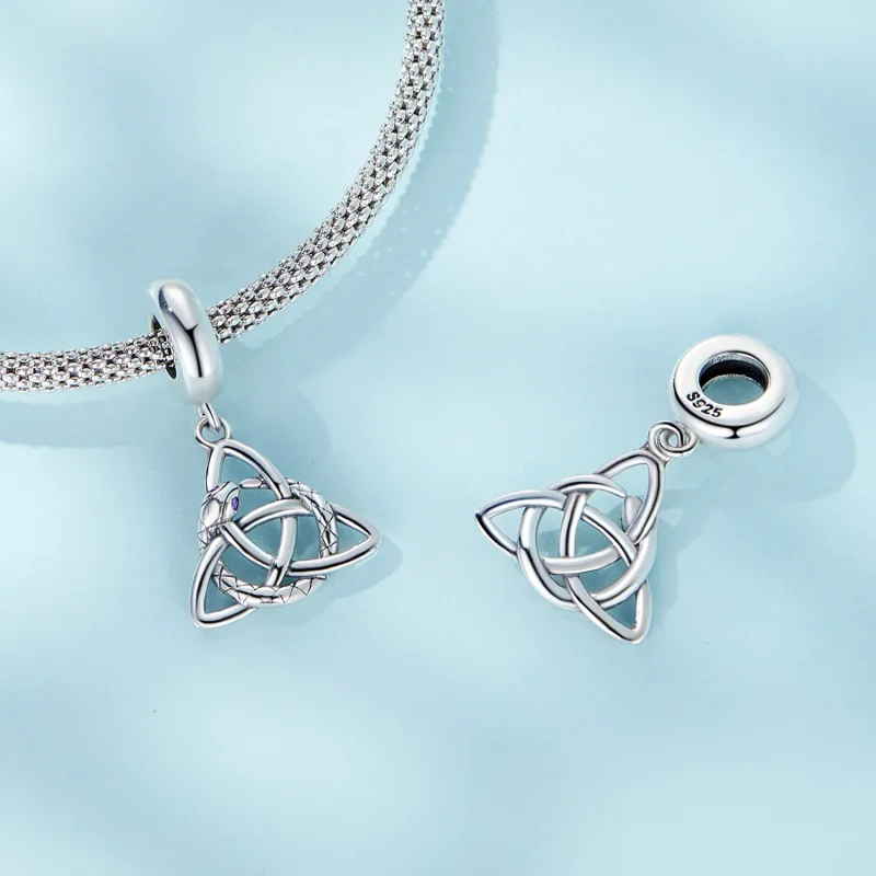 (bilde for) Pandora-stil keltiske symboler dingler - SCC2382 - Vis 4