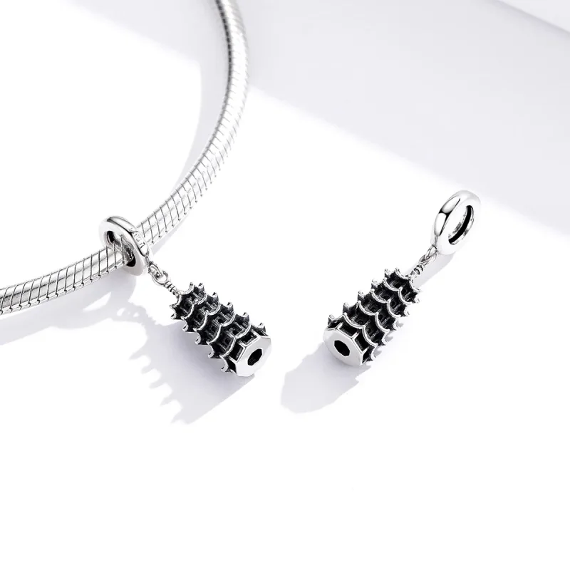 (bilde for) Pandora-stil kinesisk tårn Dangle - SCC1544 - Vis 3