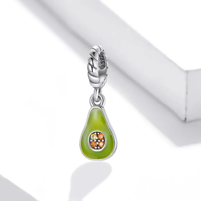 (bilde for) Pandora Style Avocado Dangle - BSC472 - Vis 2