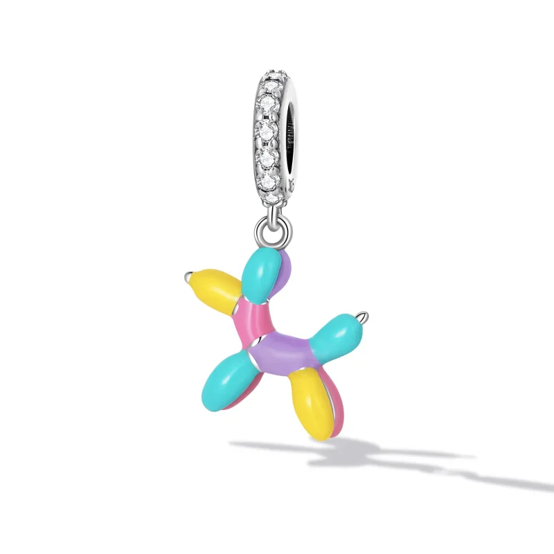 (bilde for) Pandora Style Ballong Puppy Dangle - SCC2217 - Vis 2