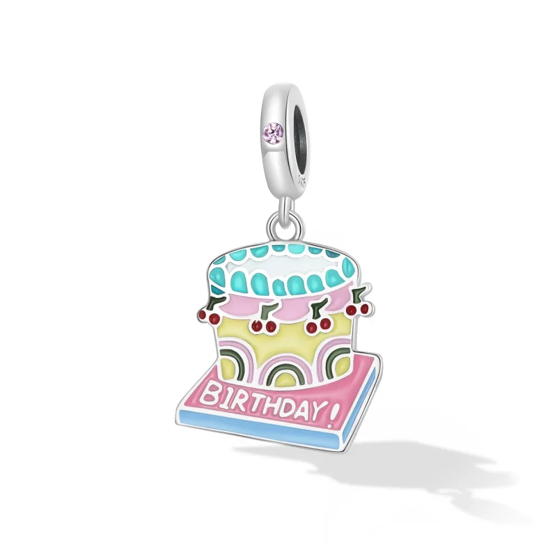 (bilde for) Pandora Style Cherry Cream Cake Dingle - SCC2230 - Vis 2