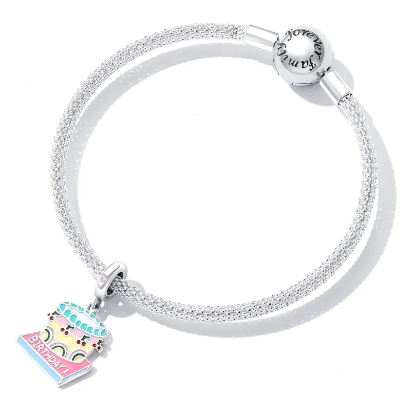 (bilde for) Pandora Style Cherry Cream Cake Dingle - SCC2230 - Vis 5