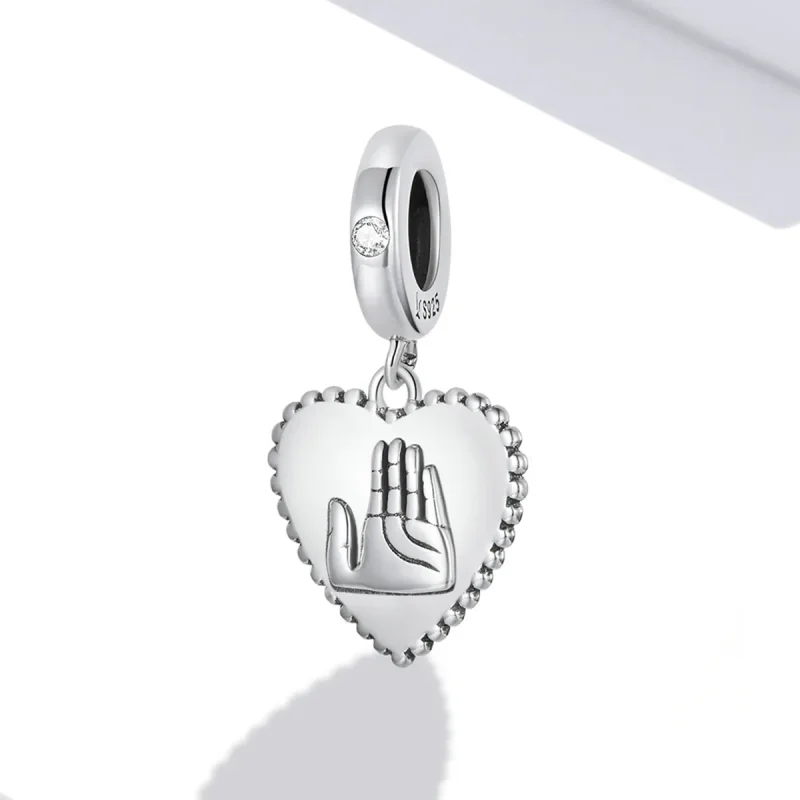 (bilde for) Pandora Style Chilenske Loving Hands of The Desert Dangle - SCC2112 - Vis 2
