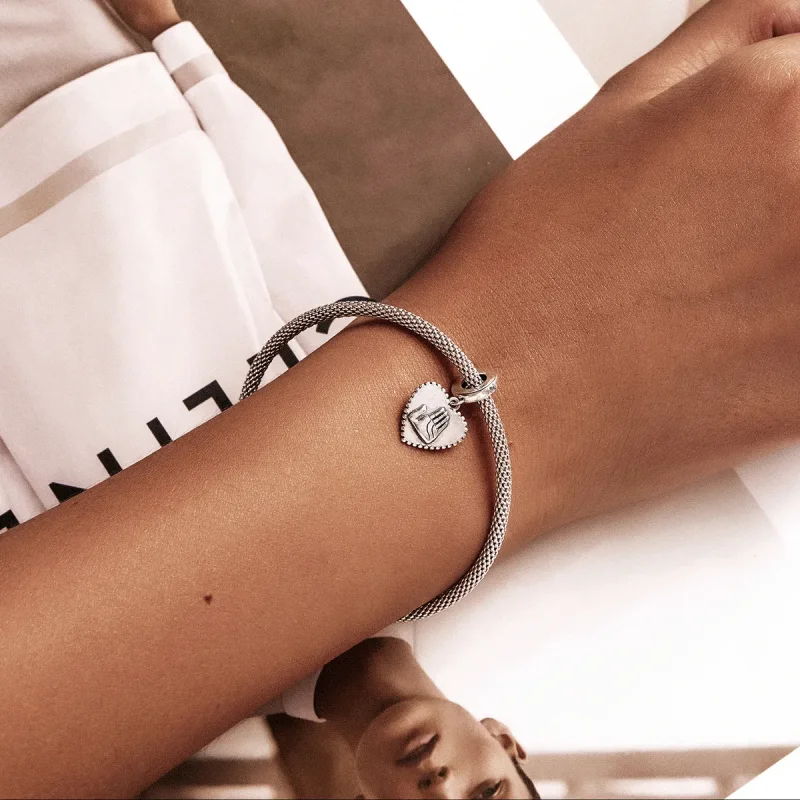 (bilde for) Pandora Style Chilenske Loving Hands of The Desert Dangle - SCC2112 - Vis 5