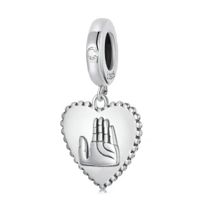 (bilde for) Pandora Style Chilenske Loving Hands of The Desert Dangle - SCC2112