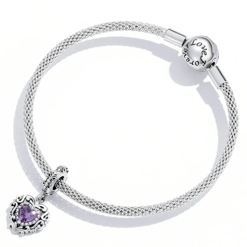 (bilde for) Pandora Style Classical Love Dangle - SCC2181 - Vis 3
