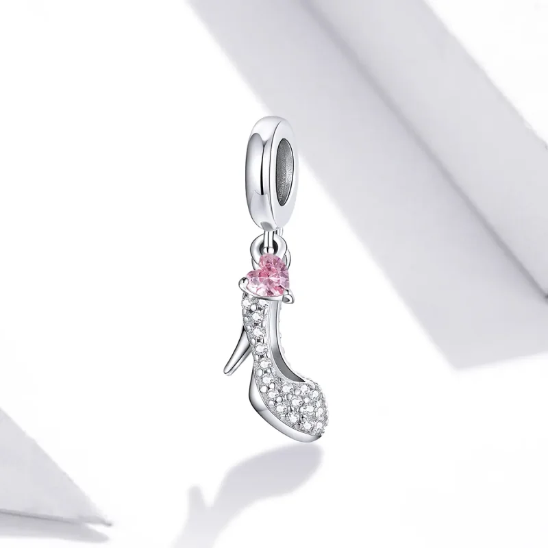 (bilde for) Pandora Style Crystal Slipper Dingle - BSC411 - Vis 2