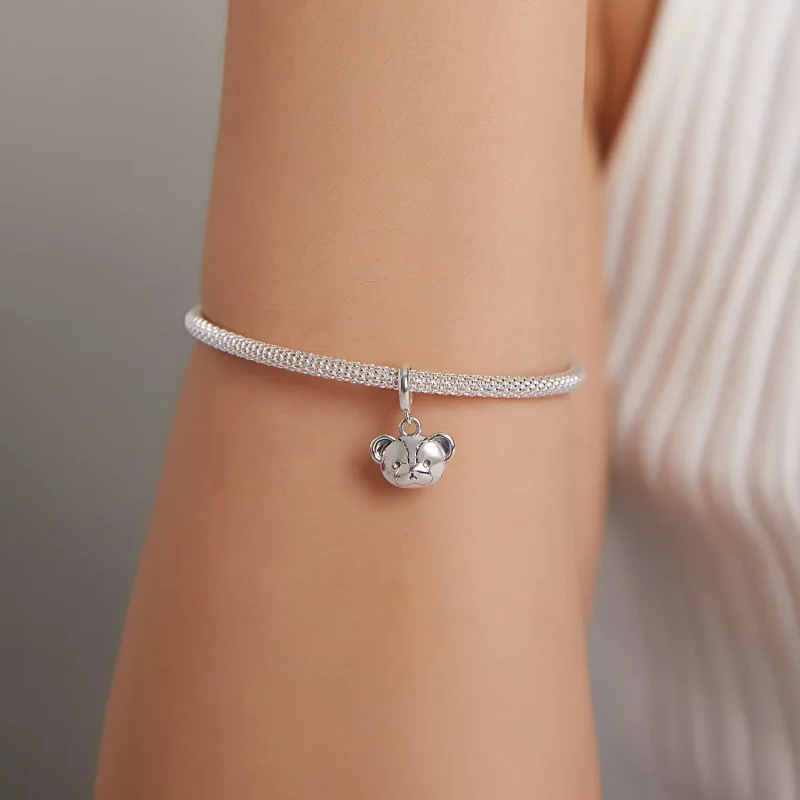 (bilde for) Pandora Style Cute Bear Dingle - SCX120-L - Vis 5