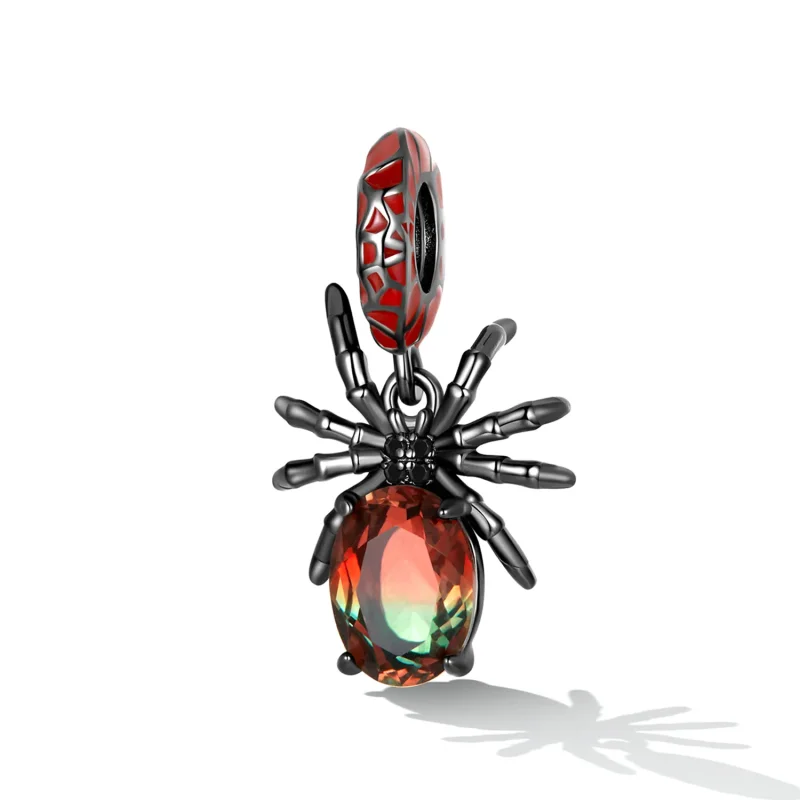 (bilde for) Pandora Style Dark Spider Dangle - SCC2292 - Vis 2