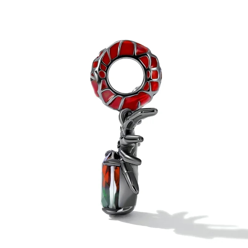 (bilde for) Pandora Style Dark Spider Dangle - SCC2292 - Vis 3