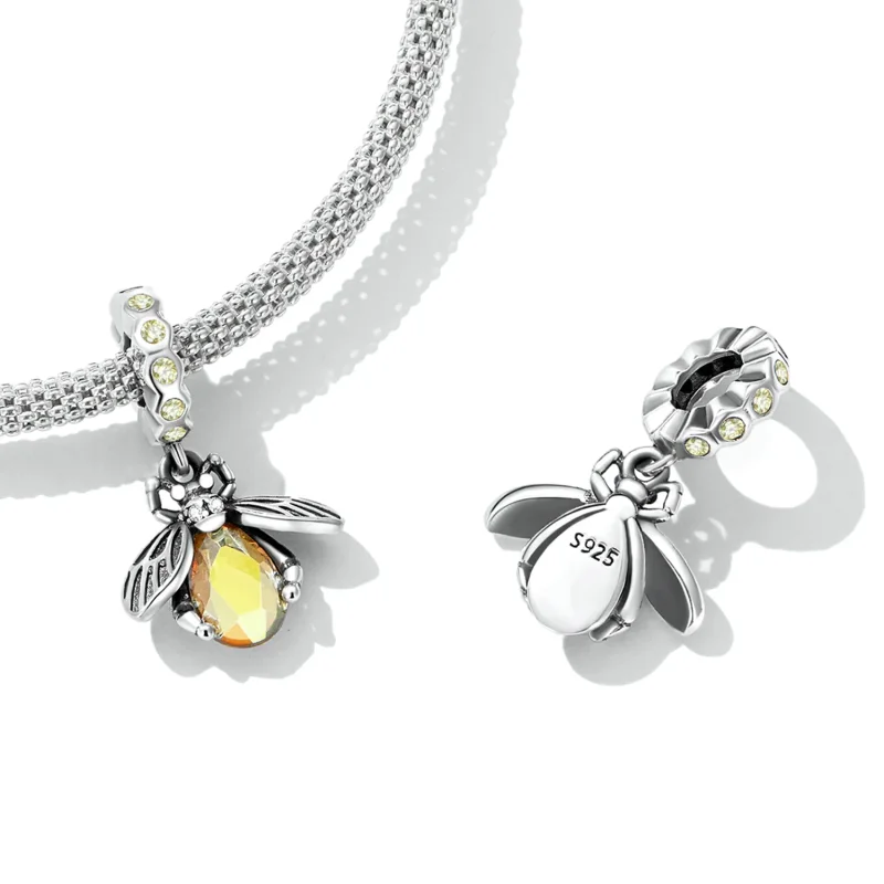 (bilde for) Pandora Style Delicate Bee Dangle - SCC2293 - Vis 4