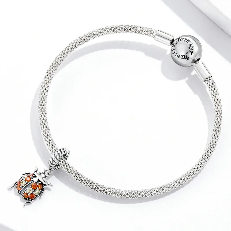 (bilde for) Pandora Style Delikat Ladybug Dangle - SCC2179 - Vis 3