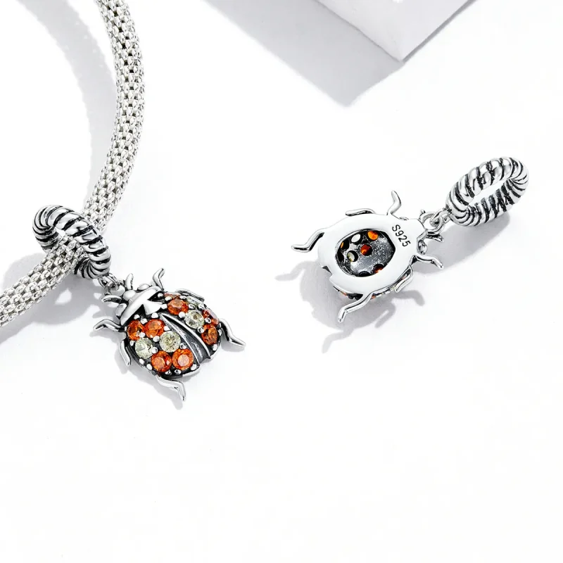 (bilde for) Pandora Style Delikat Ladybug Dangle - SCC2179 - Vis 4