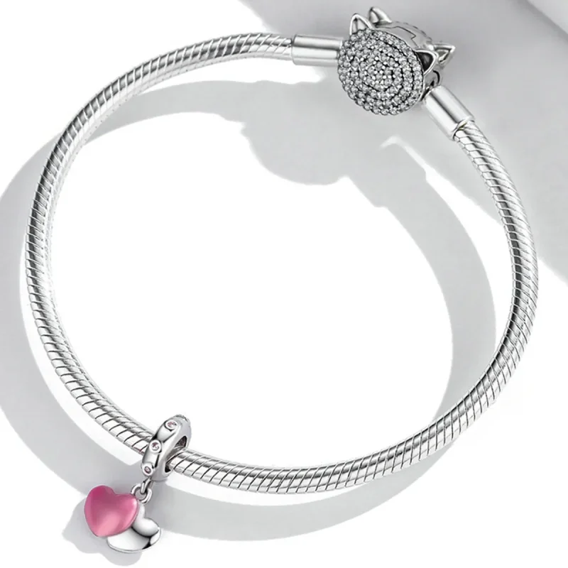 (bilde for) Pandora Style Double Love Dangle - SCC2006 - Vis 3