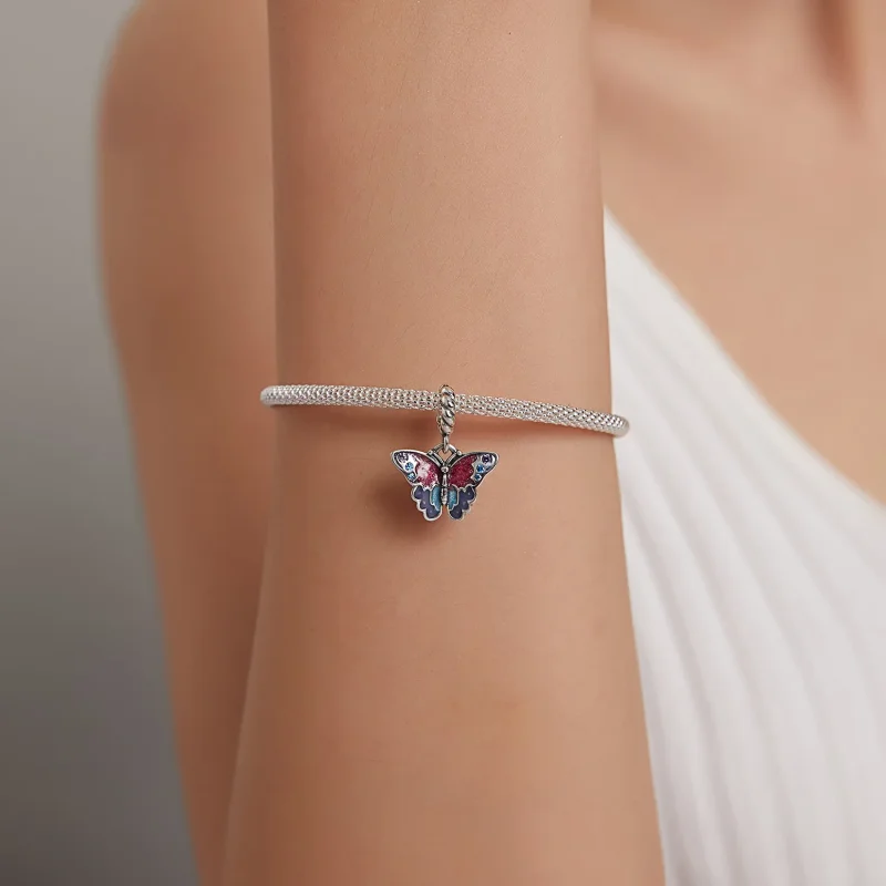 (bilde for) Pandora Style Dream Butterfly Dingle - SCC1904 - Vis 5