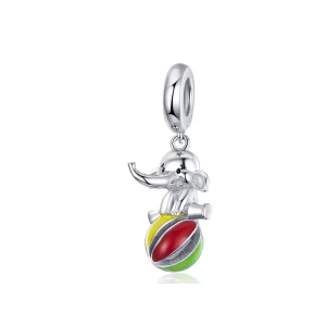 (bilde for) Pandora Style Elephant Dangle - BSC091