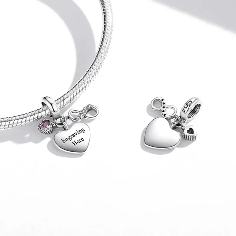 (bilde for) Pandora Style Endless Love Dangle - SCC1922 - Vis 4