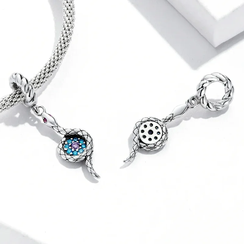 (bilde for) Pandora Style Eye of The Serpent Demon Dangle - SCC2161 - Vis 4