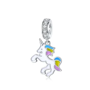Pandora Style Fantasy Unicorn Dangle - BSC075 (bilde for) Pandora Style Fantasy Unicorn Dangle - BSC075