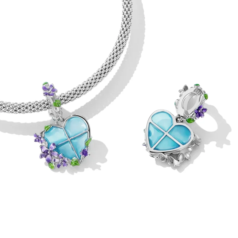 (bilde for) Pandora Style Flower Window Dingle - SCC2323 - Vis 4