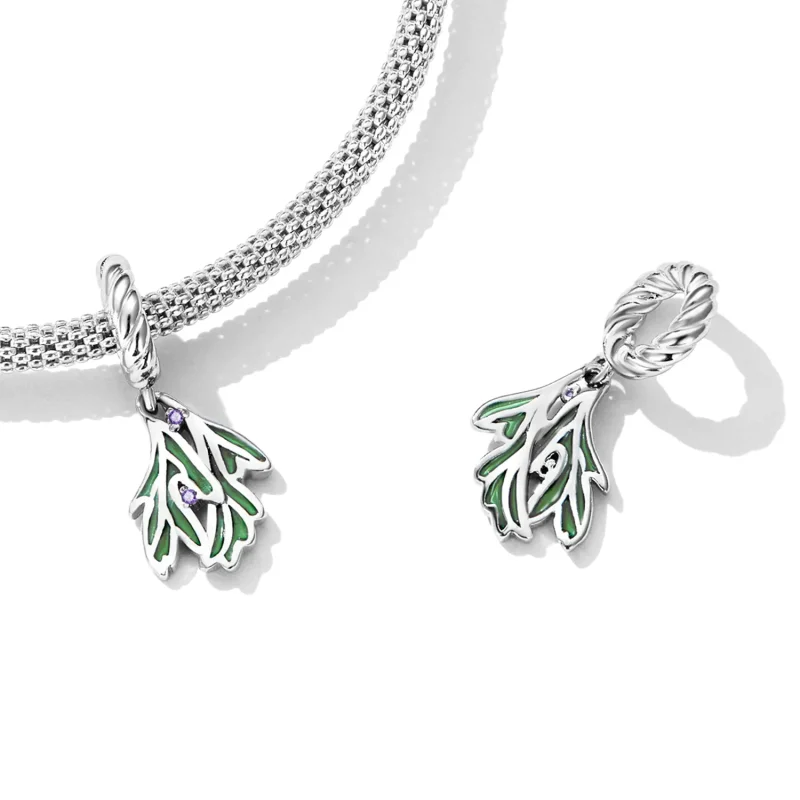 (bilde for) Pandora Style Fresh Leaves Dingle - SCC2295 - Vis 4