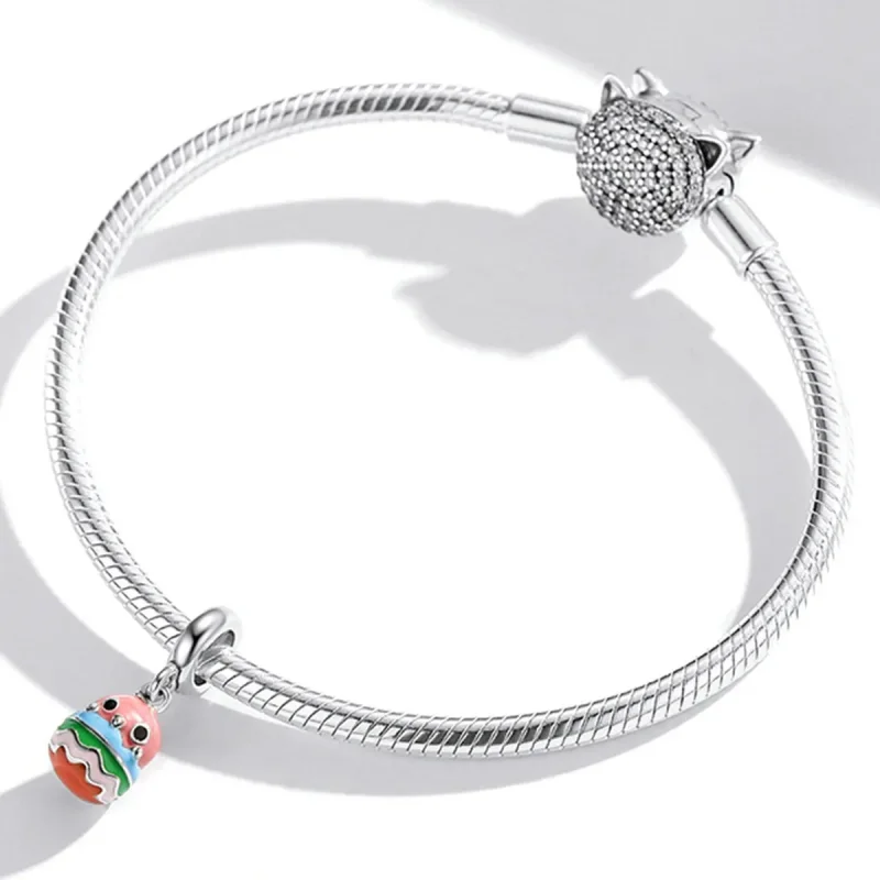 (bilde for) Pandora Style Funny Bird Dangle - SCC1935 - Vis 3
