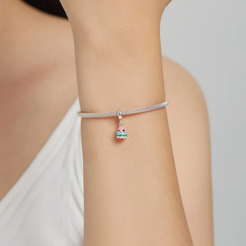 (bilde for) Pandora Style Funny Bird Dangle - SCC1935 - Vis 5