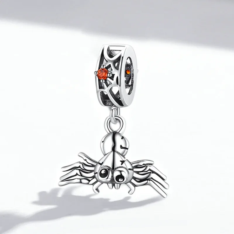 (bilde for) Pandora Style Funny Spider Dangle - SCC1959 - Vis 2