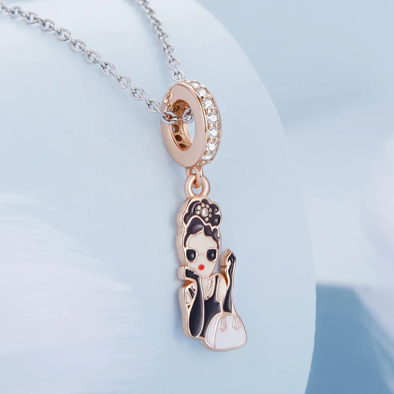 (bilde for) Pandora Style Goddess Hepburn Dangle - BSC641 - Vis 2