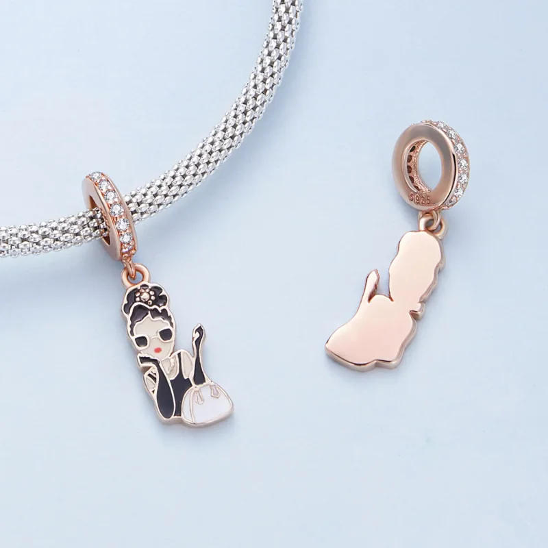 (bilde for) Pandora Style Goddess Hepburn Dangle - BSC641 - Vis 4